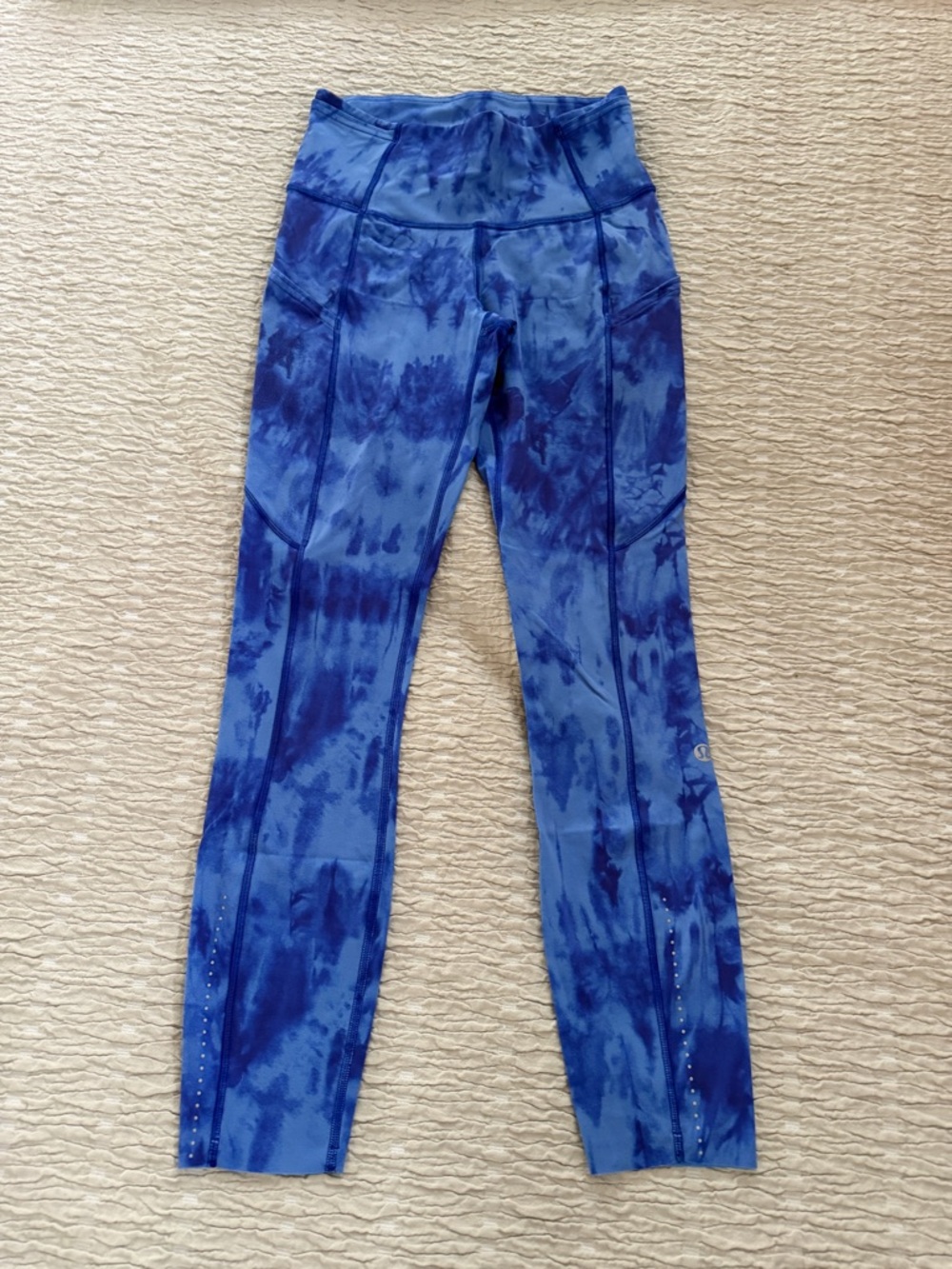 lululemon athletica Blue Tie-Dye High-Rise Leggings